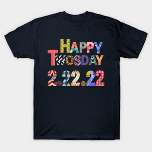 Happy Twosday 2-22-22 quilt T-Shirt